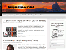 Tablet Screenshot of inspirationpilot.com